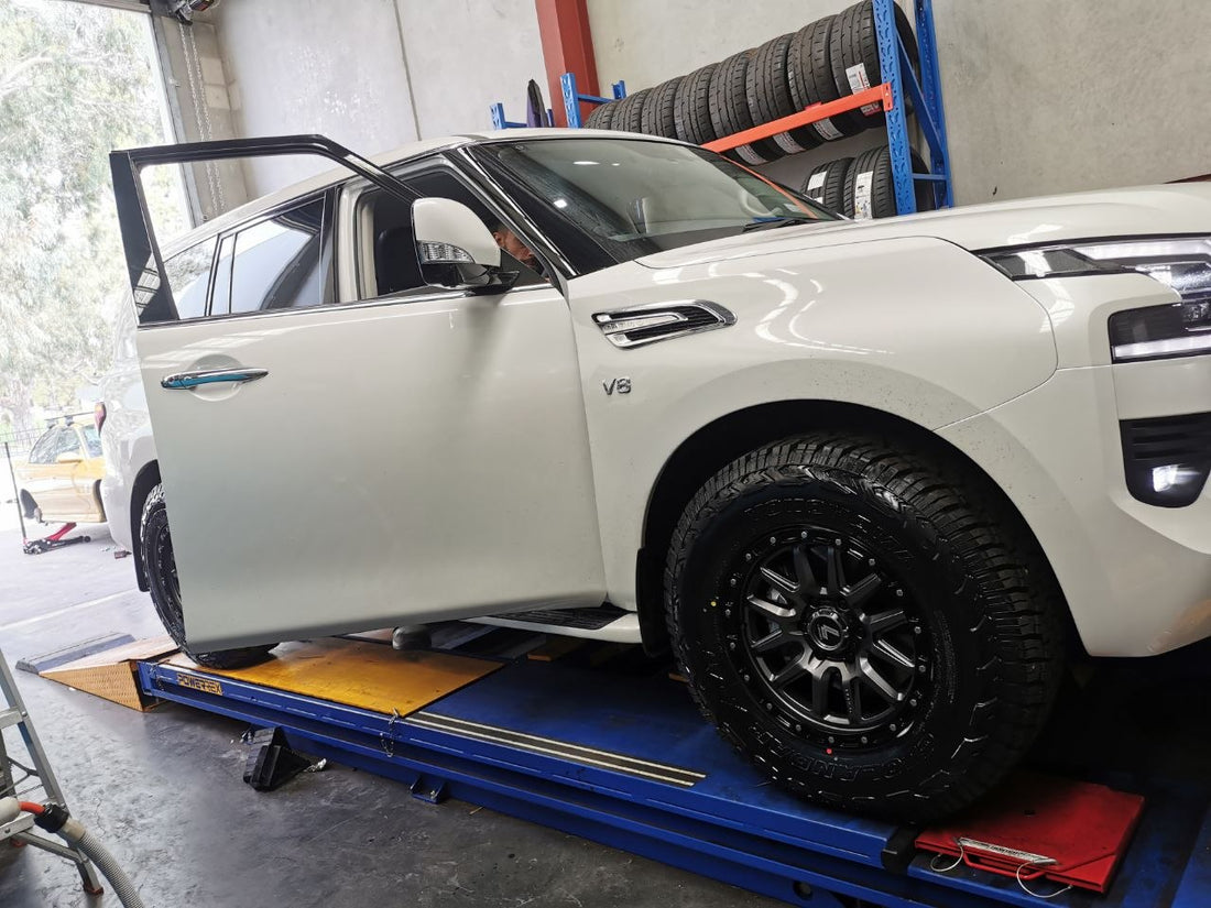 Lenso Wheels for Nissan Patrol Y62 with Yokohama G016 AT Tyres