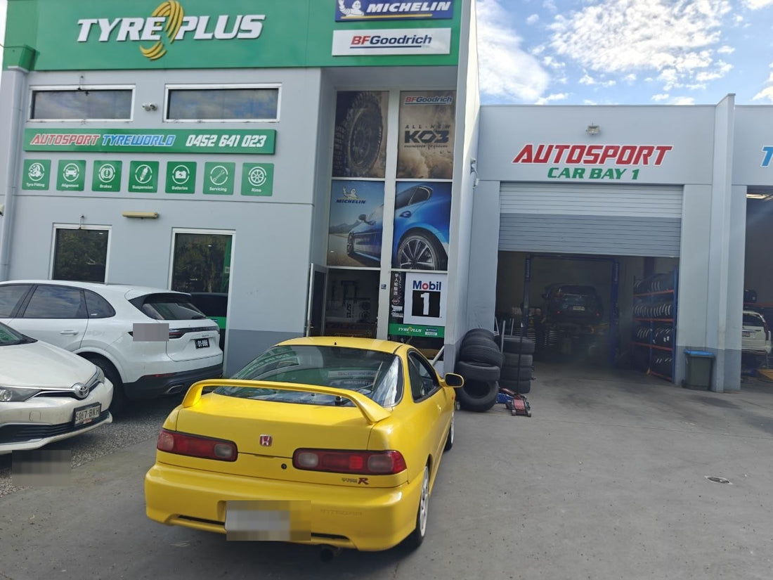 Honda Integra DC2 Type R Four-Wheel Alignment After AD09 Tyres