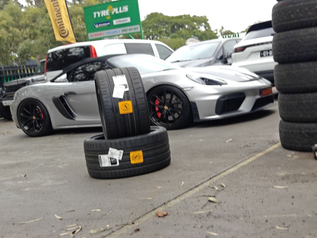 Porsche 718 Continental Tyre Forecourt Case in Magill