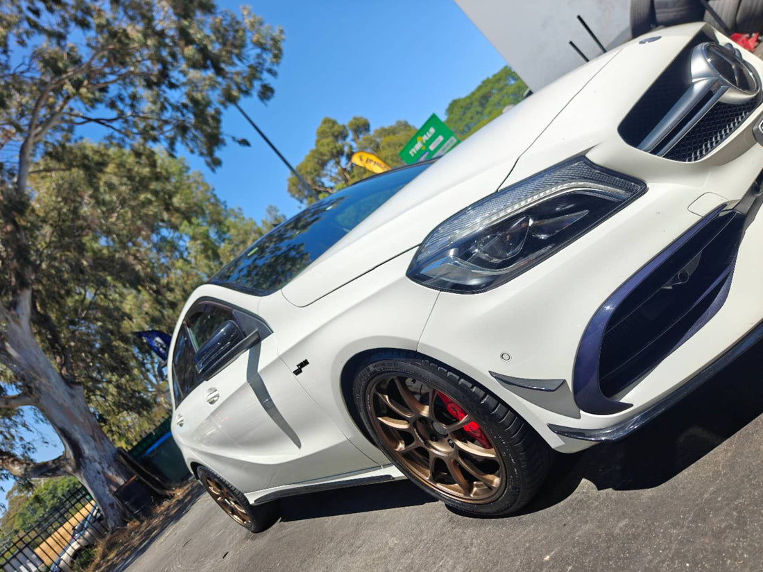 Mercedes-AMG A45 Upgraded with Rays Volk Racing ZE40 | Autosport Tyreworld
