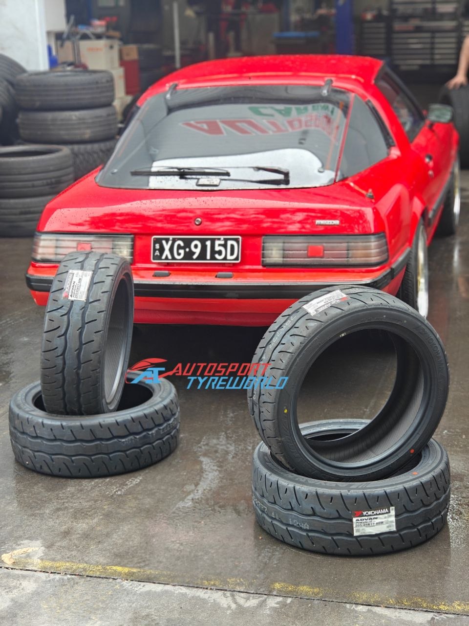 Mazda RX-7 205/45R17 Yokohama AD09 Tyre Choice and Alignment Setup