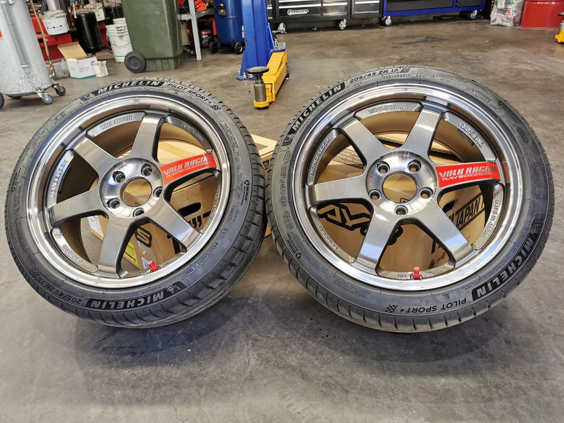 Suzuki Swift Sport Rays TE37SL and Michelin PS4 Tyres Adelaide