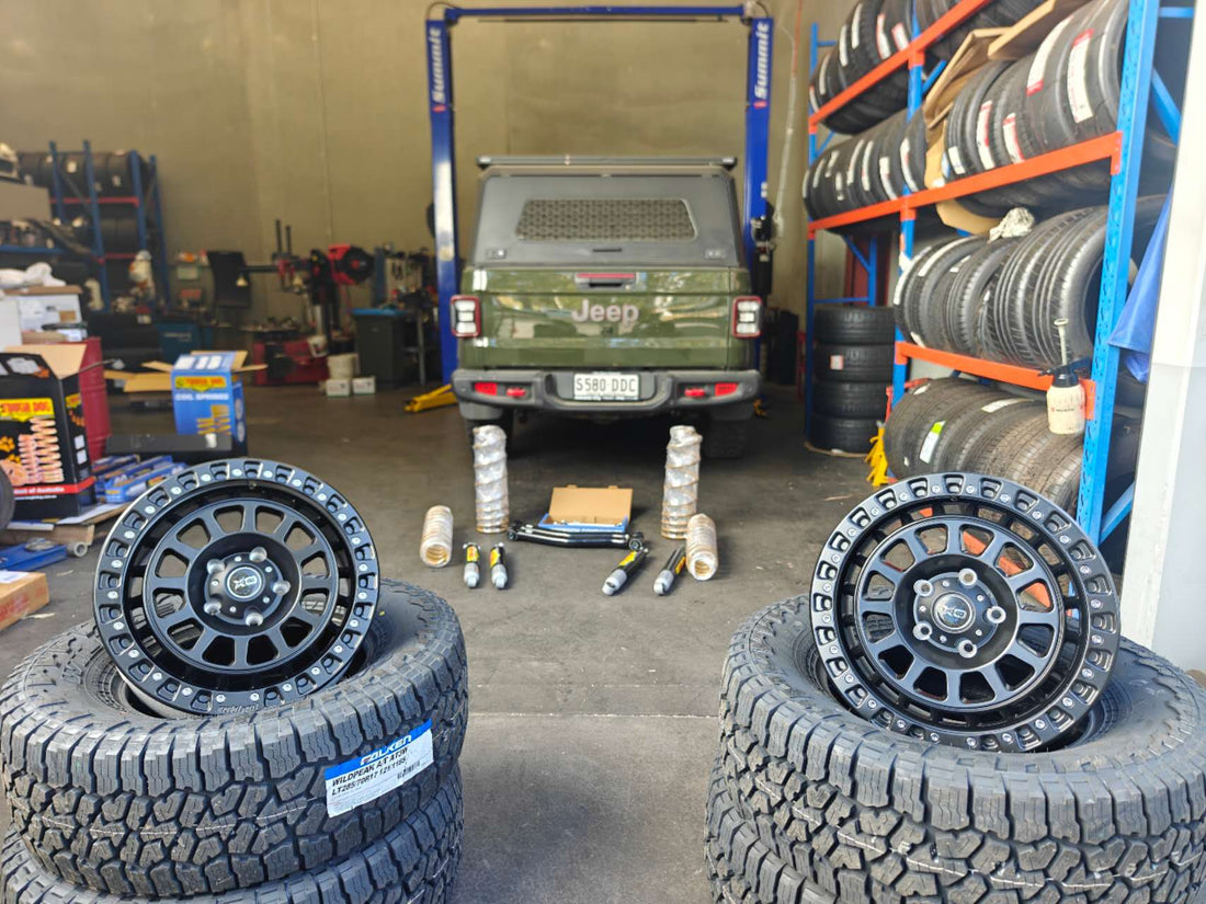 Jeep Gladiator Fitted with OX Wheels OX717 & Falken AT3W | Autosport Tyreworld