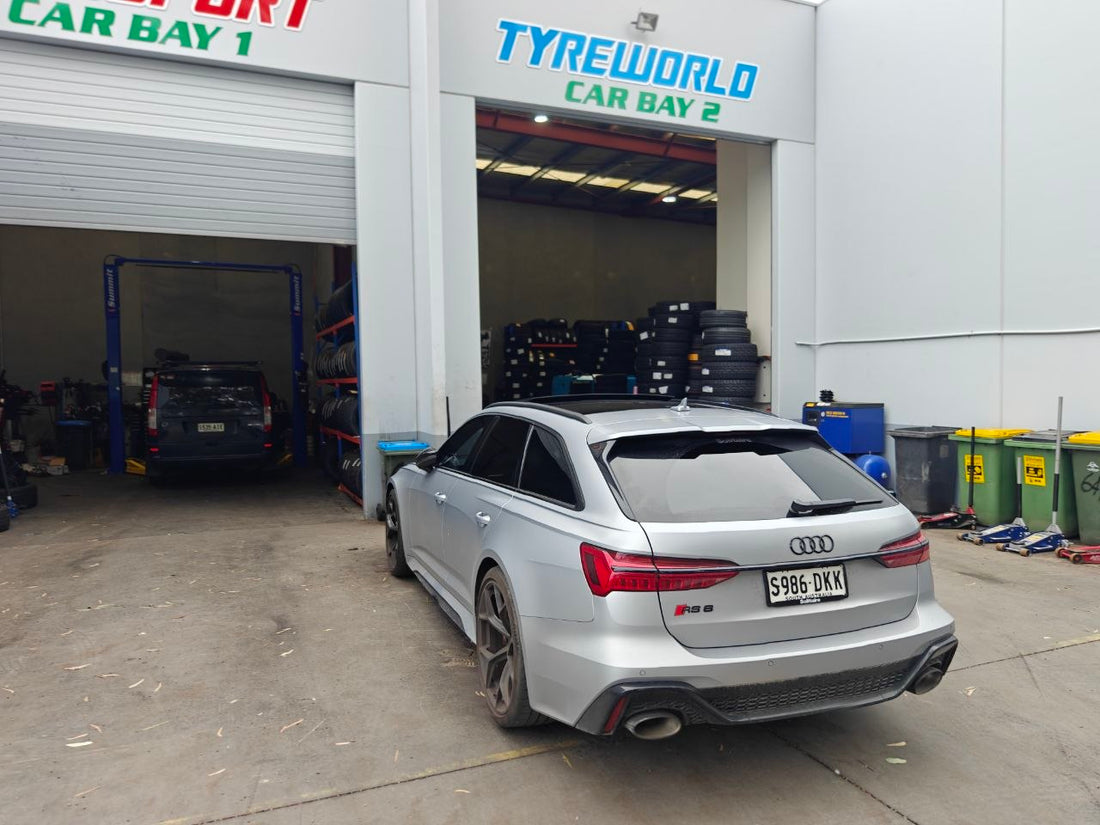 Audi RS6 Four-Wheel Alignment After Continental SC7 Tyres