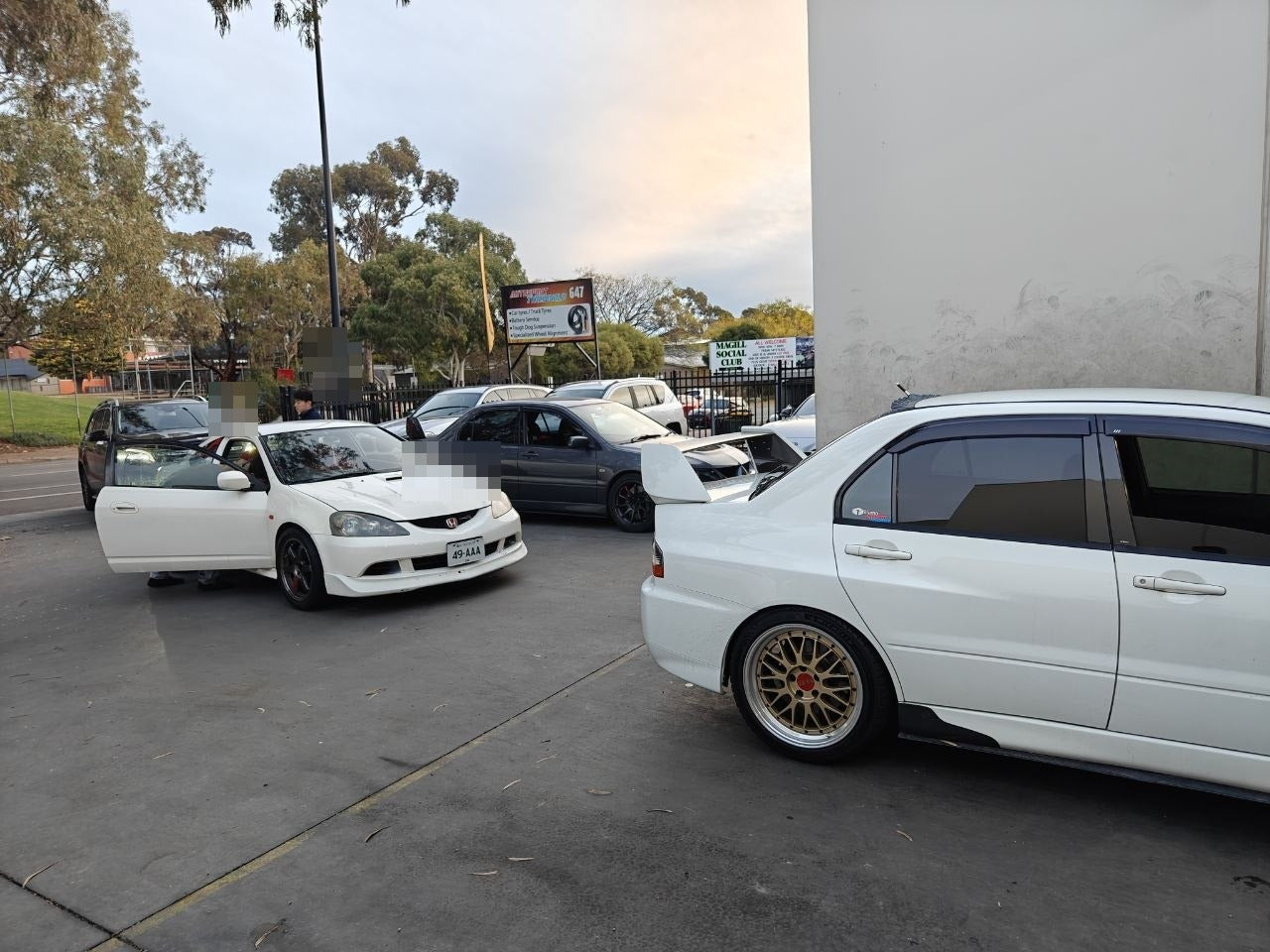 Mitsubishi Lancer Evolution VIII Four-Wheel Alignment After BBS LM Fitment Adelaide
