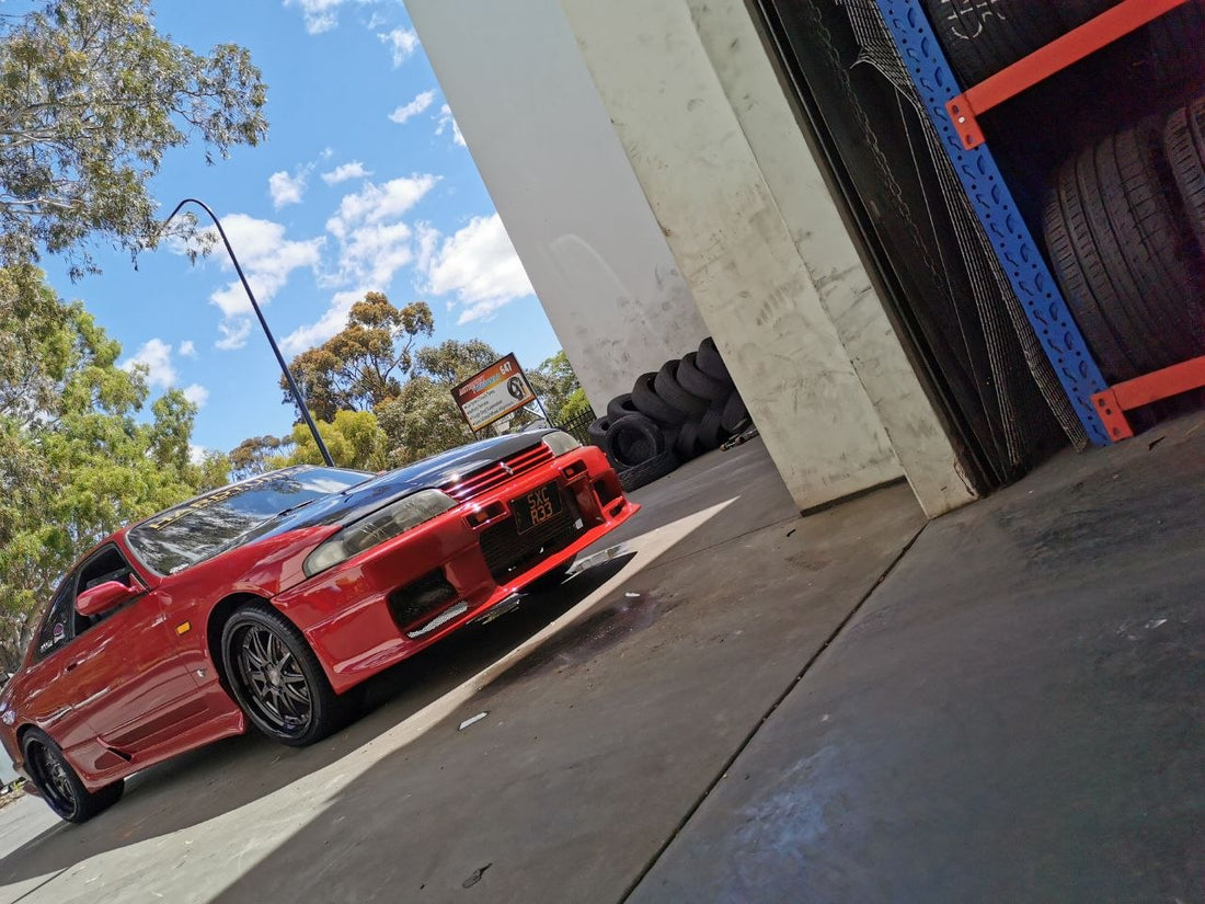Nissan R33 Skyline Tyre Size Check and Winrun Fitment Magill