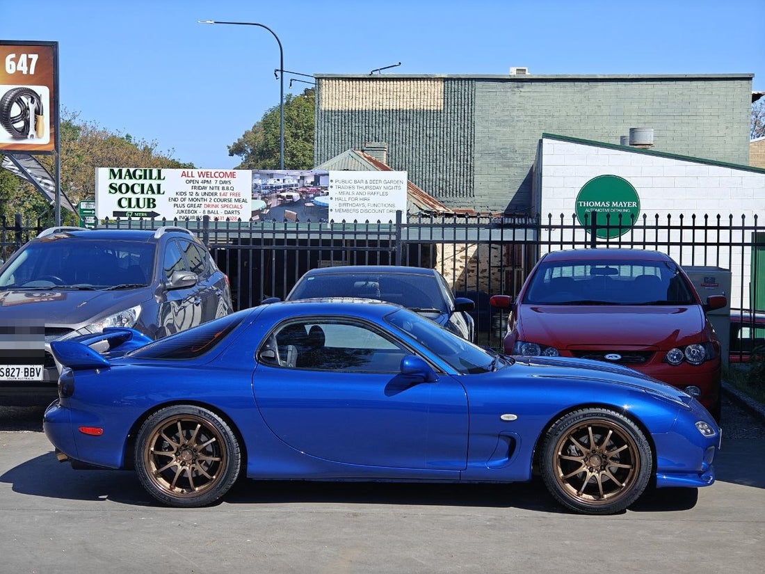 RX-7 FD Fitment Guide: RAYS CE28SL Bronze and Michelin PS5 Adelaide