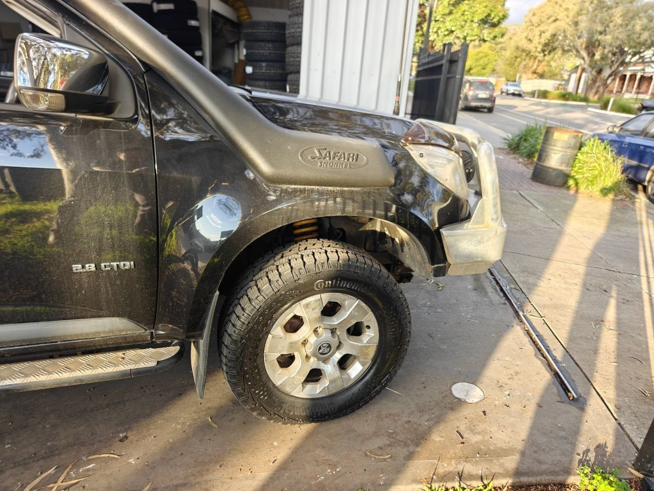 Holden Colorado Four-Wheel Alignment After Continental CrossContact A/T2 Tyre Fitment
