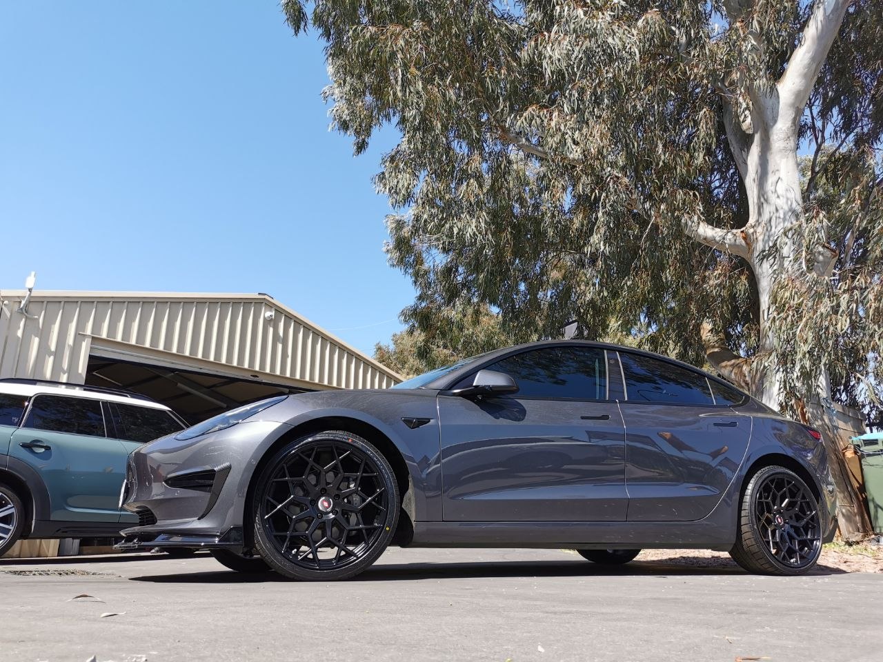 Tesla Model 3 Full Fitment with Inforged Wheels and Triangle Tyres