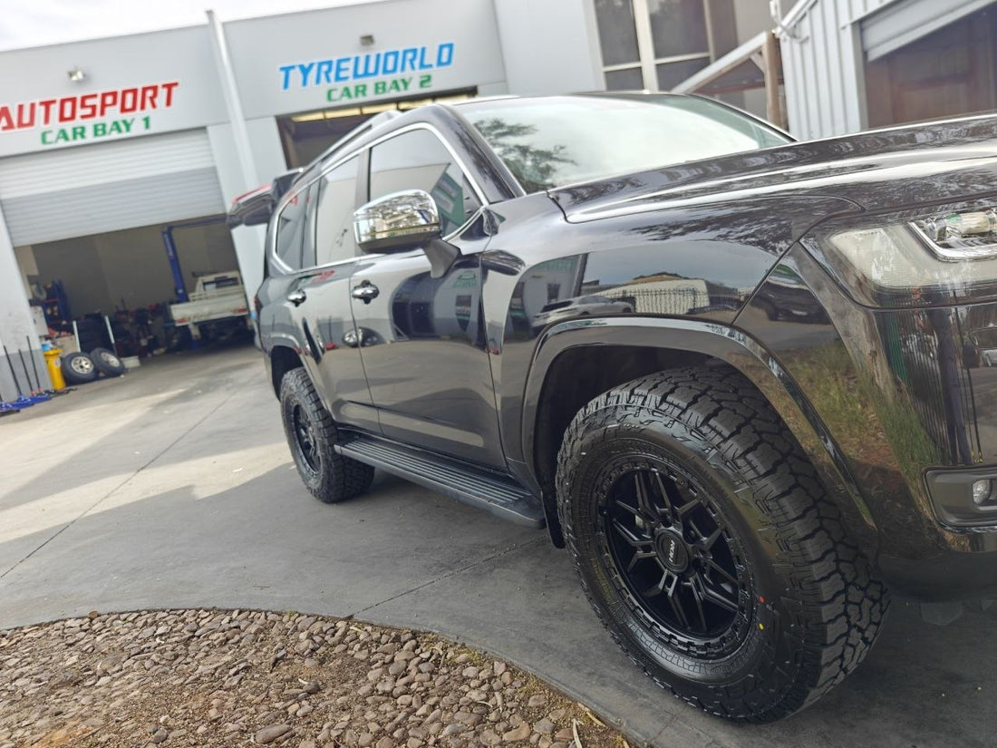 Toyota LandCruiser 300 Series Tyres Magill: Falken AT4W and ROH AXE Case
