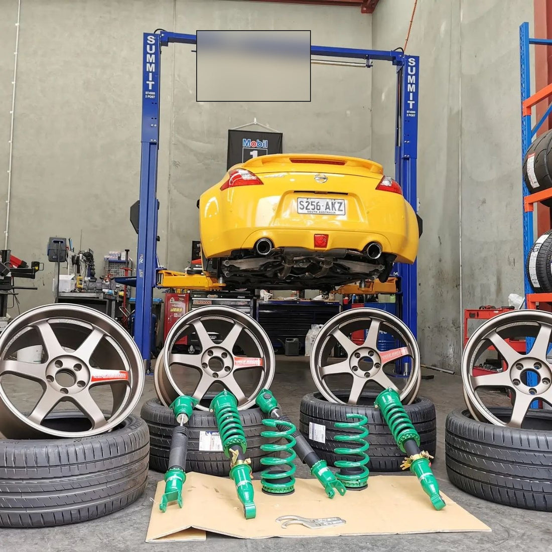 Nismo 370Z TE37SL, Michelin PS5 and TEIN FLEX Z Fitment Adelaide