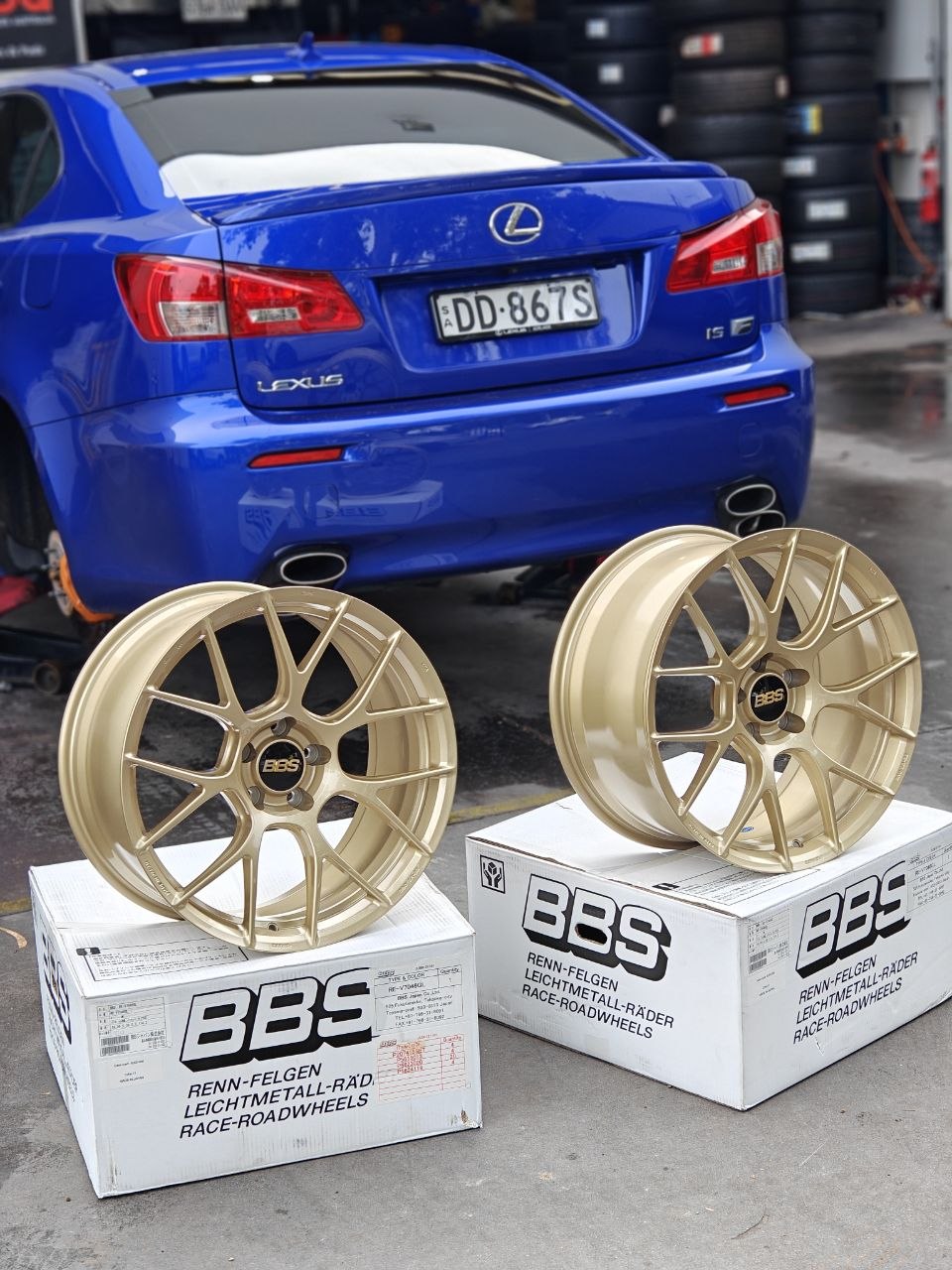 Lexus IS F Performance Sedan Tyre and Wheel Setup Adelaide