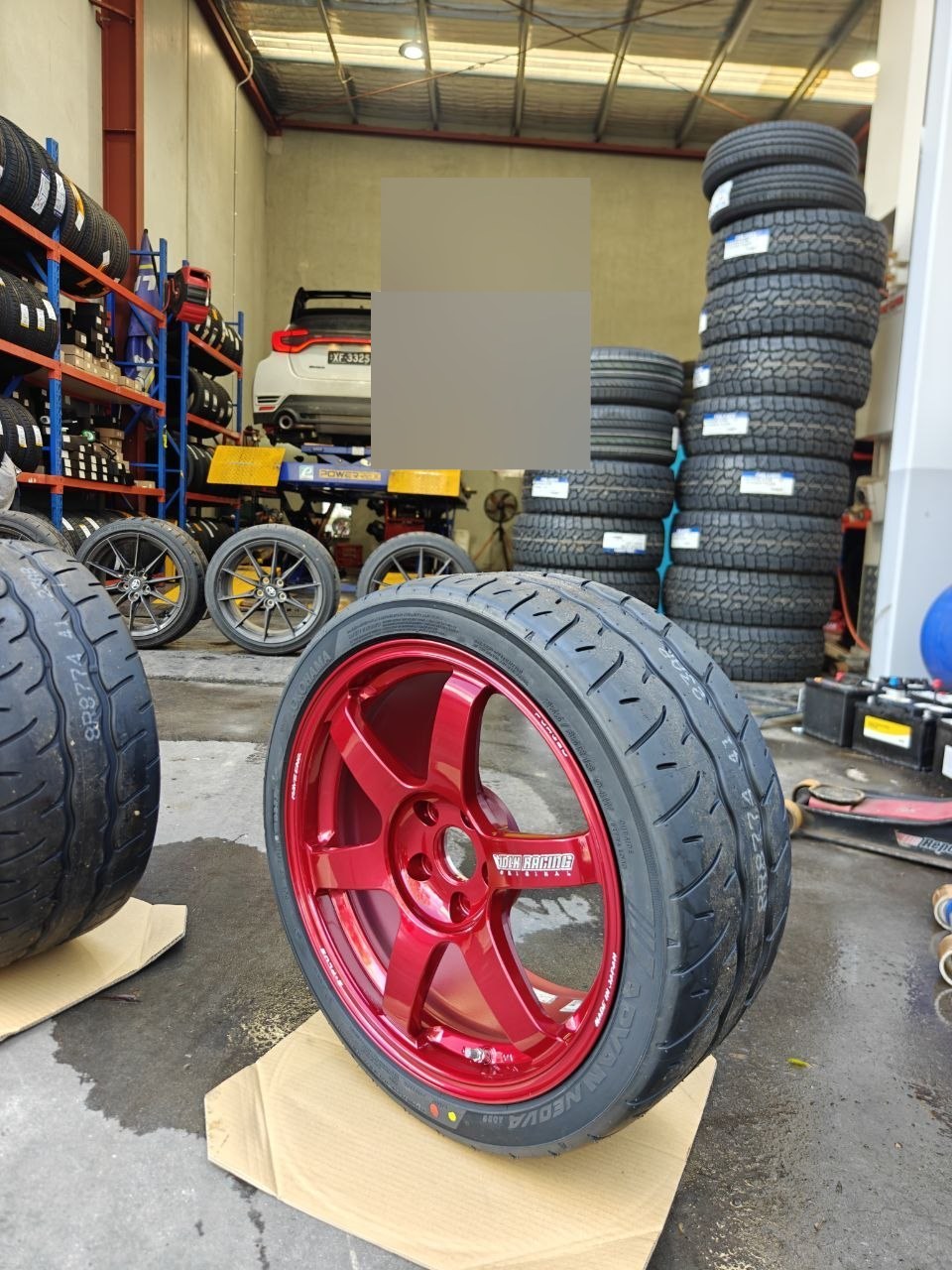 Toyota GR Yaris Before and After Wheel and Tyre Upgrade Adelaide