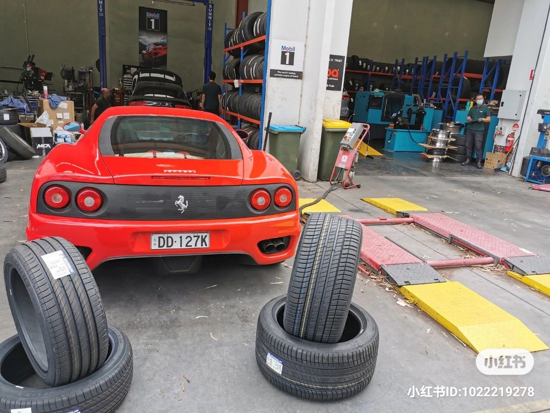Ferrari 360 Modena Four-Wheel Alignment After Michelin PS2 Tyres