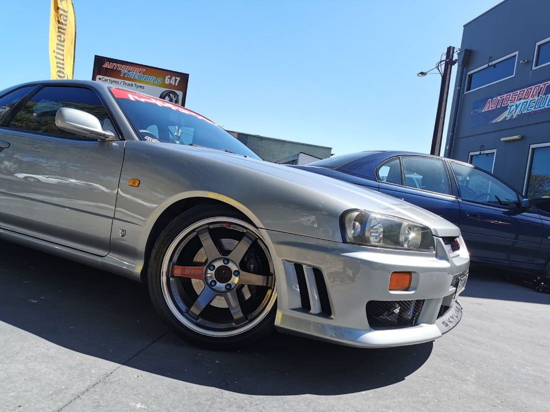 RAYS Volk Racing TE37SL PG for Nissan Skyline R34 GT-R