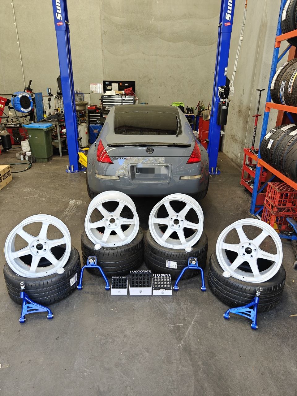 Nissan 370Z Four-Wheel Alignment After Wheels, Tyres and Suspension