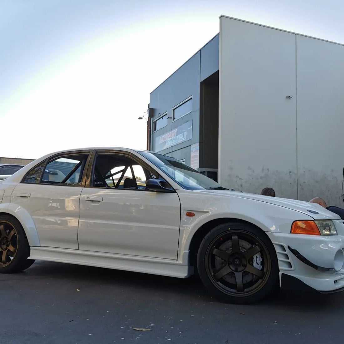 Mitsubishi Lancer Evolution VIII 18x9.5 +22 5x114.3 Fitment Guide Adelaide
