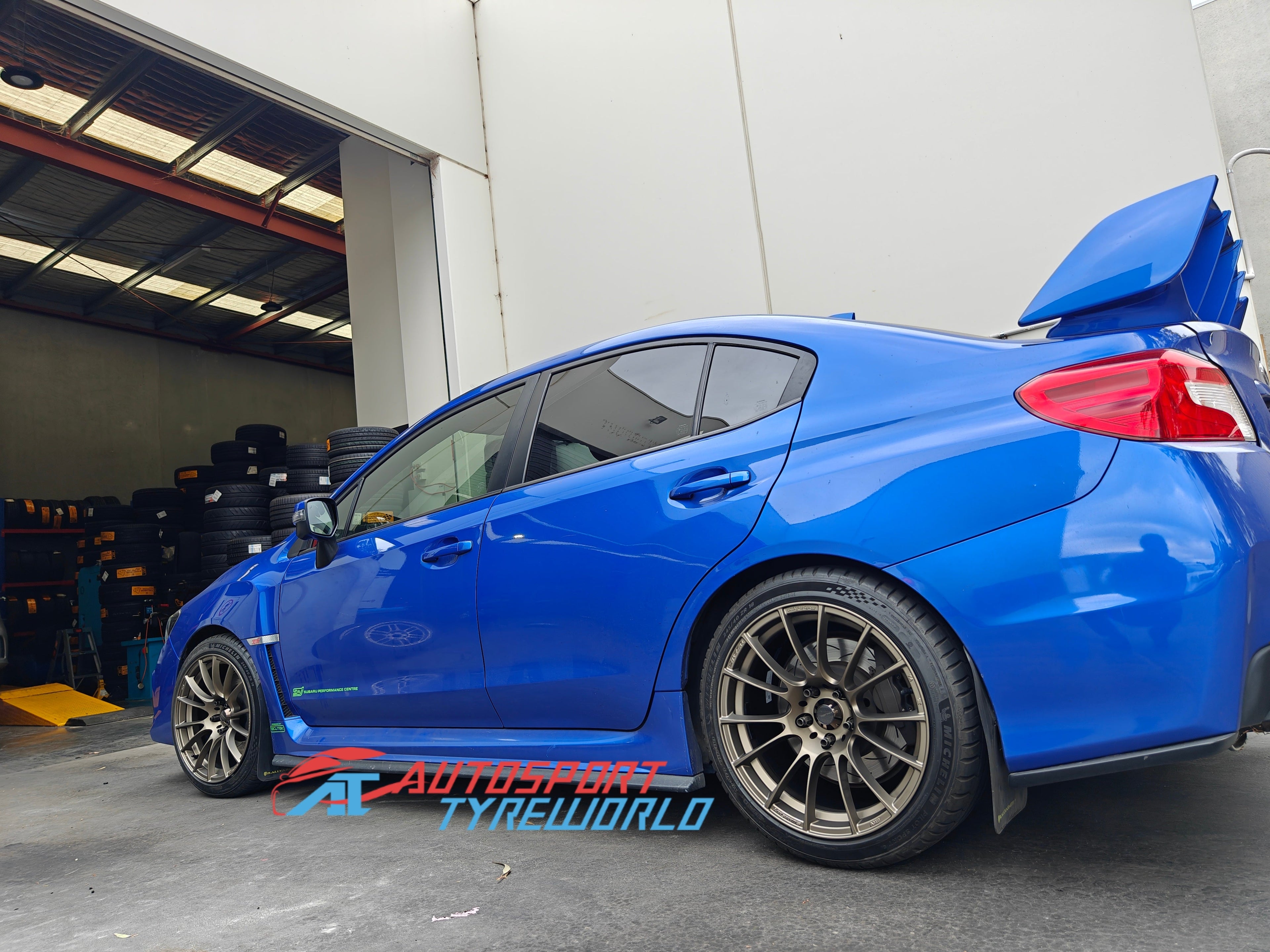 Subaru WRX STI | WedsSport SA-72R + Michelin PS5 | Autosport Tyreworld Adelaide