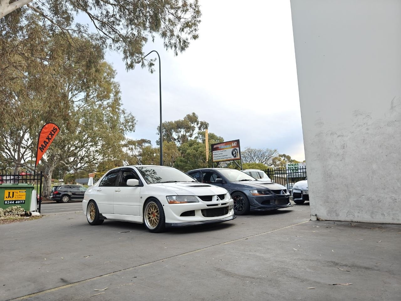 Mitsubishi Lancer Evolution VIII BBS LM Gold Nankang CR-S Fitment Adelaide