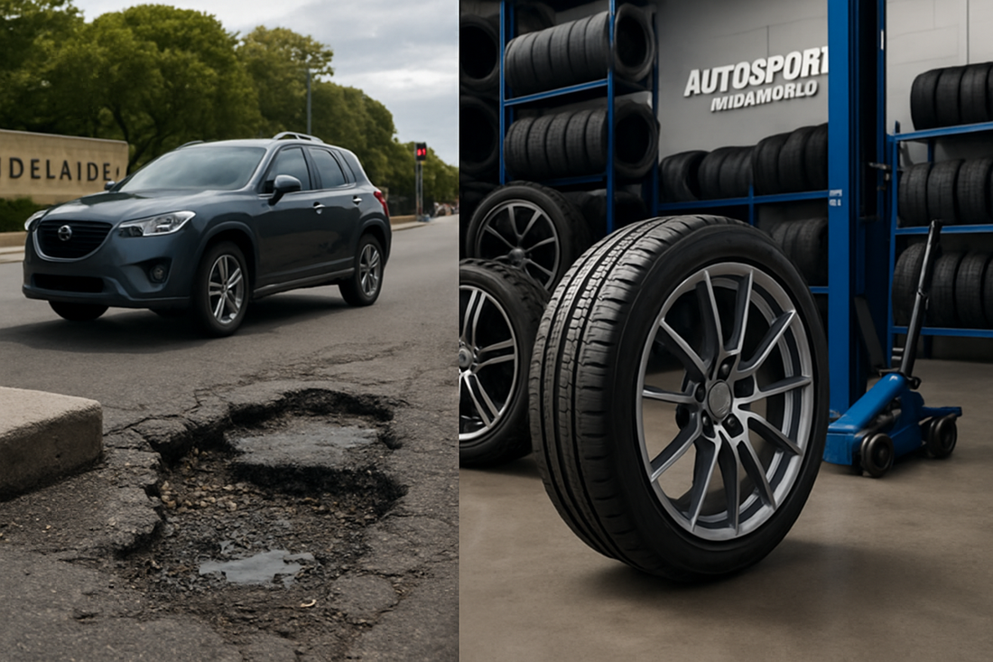 How Potholes and Kerbs Affect Wheel Alignment in Adelaide