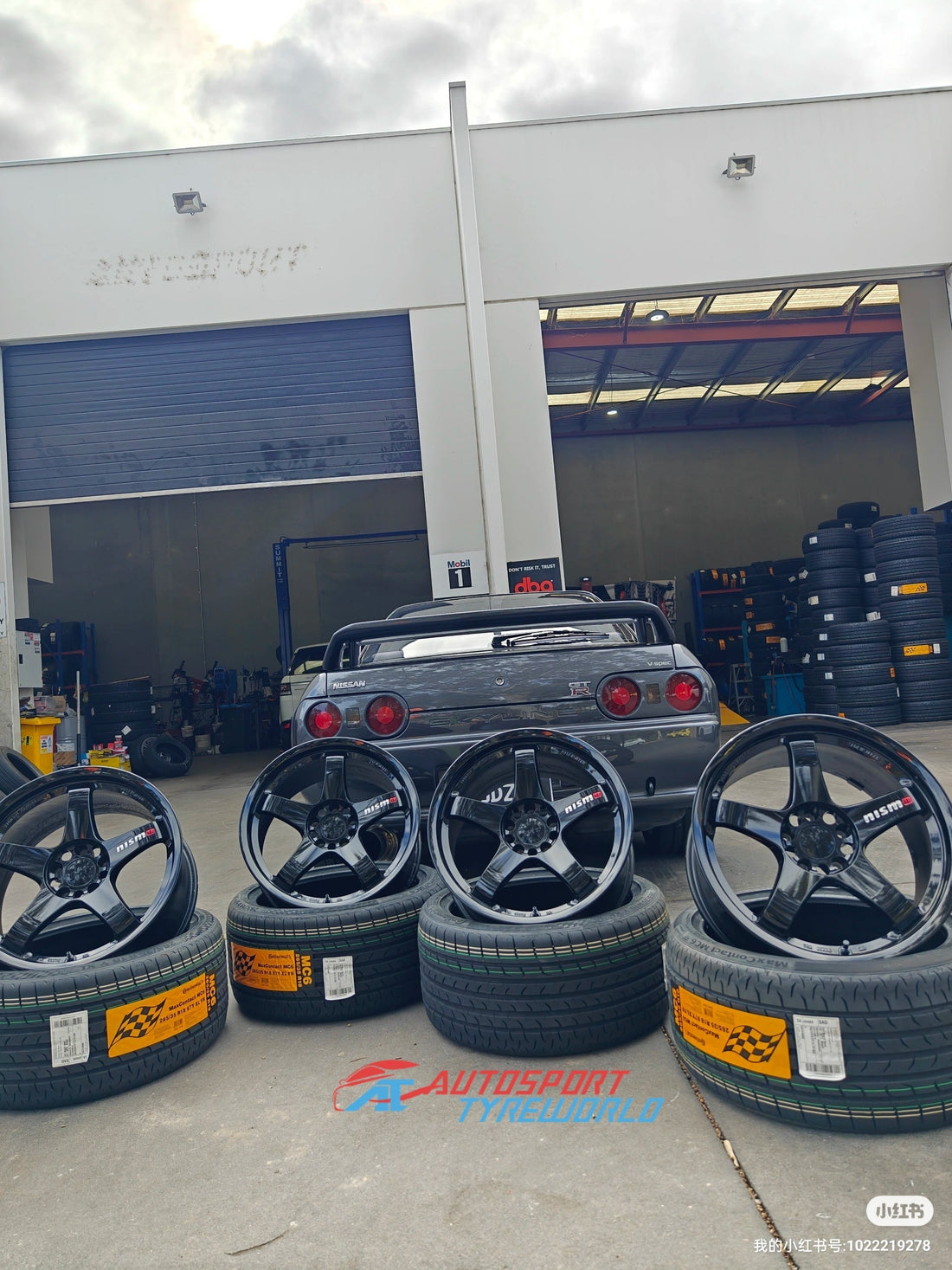 Nissan R32 GTR | Nismo LMGT4 18x10.5 Wheels + Continental MaxContact 7 | Autosport Tyreworld