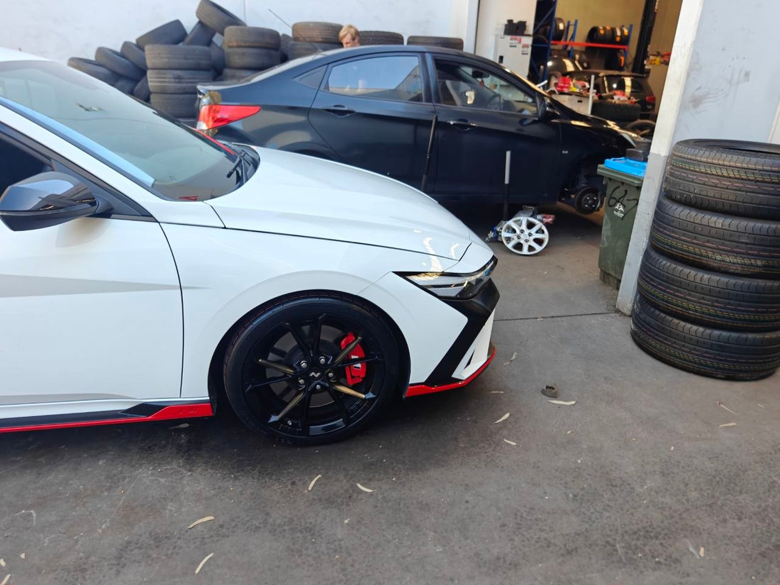 Hyundai i30 N Four-Wheel Alignment After Continental MC7 Tyres
