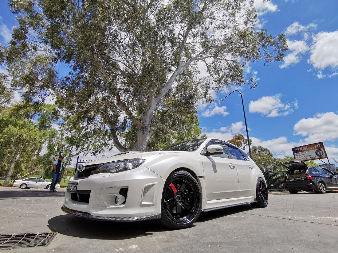 Subaru WRX STI Magill Workshop TE37SL Michelin PS5 Fitment Adelaide