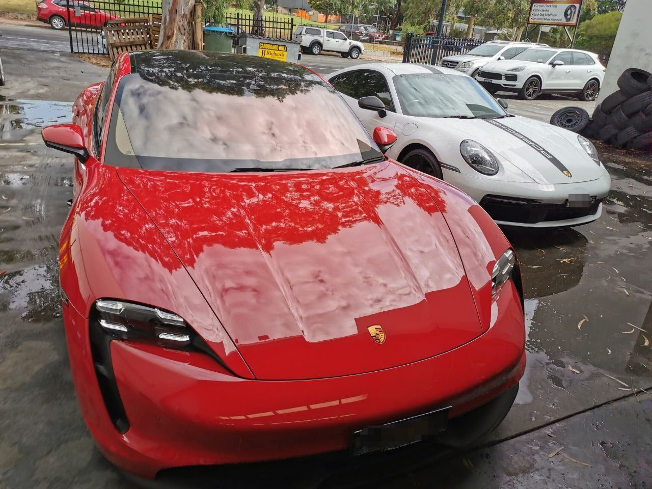 Porsche Taycan 4S and 911 Michelin PS4S N1 Tyres Adelaide