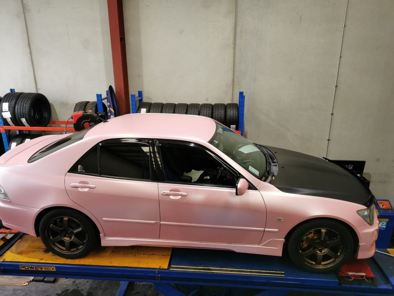 Lexus IS200 TE37SAGA Fitment and Guard Clearance Adelaide