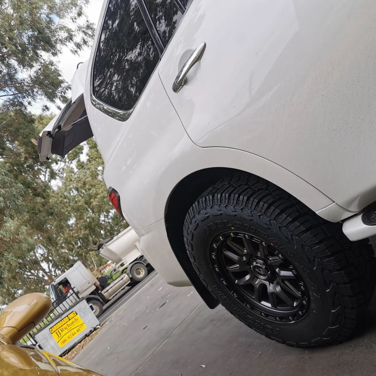 Y62 Patrol 285/65R18 Tyre and Lenso Wheel Fitment Magill