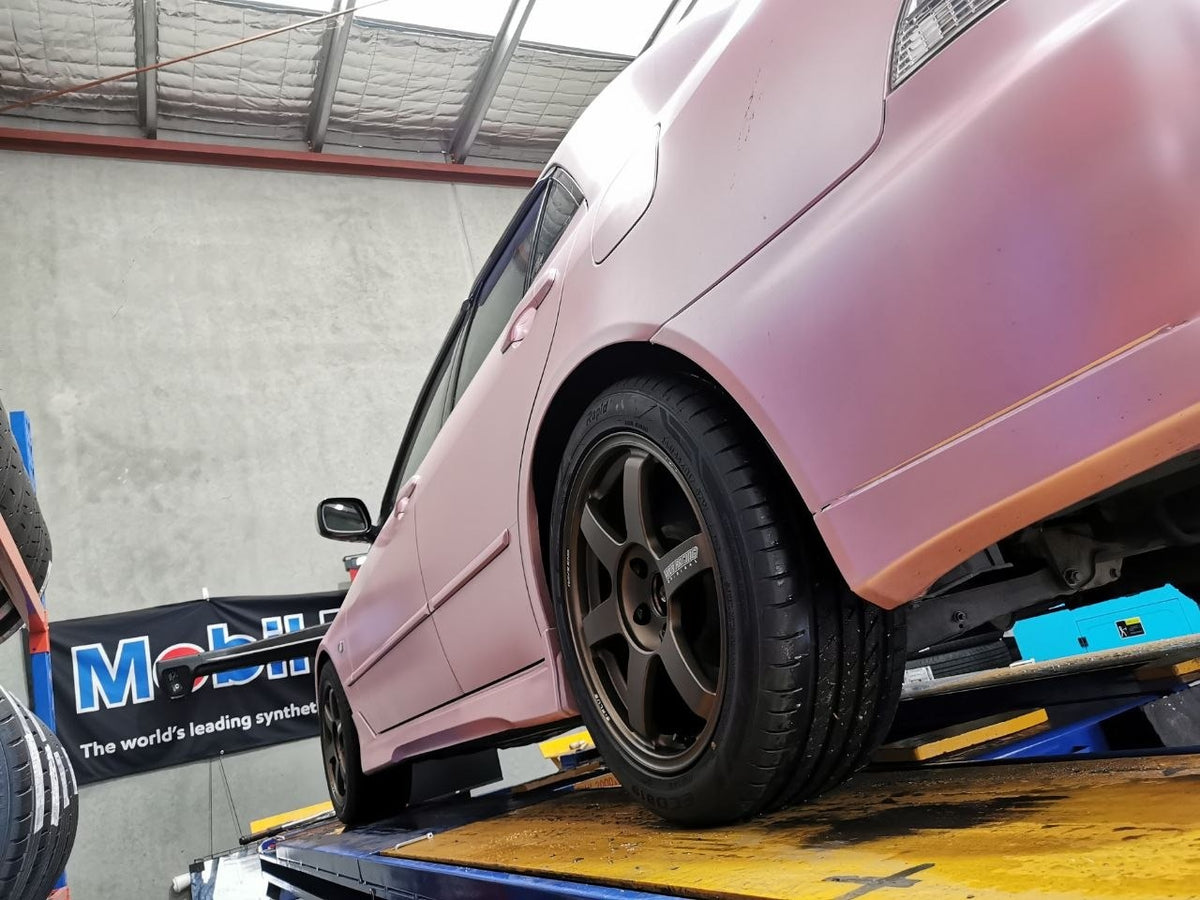 Lexus IS200 TEIN Flex Z RAYS TE37SAGA Final Alignment Adelaide