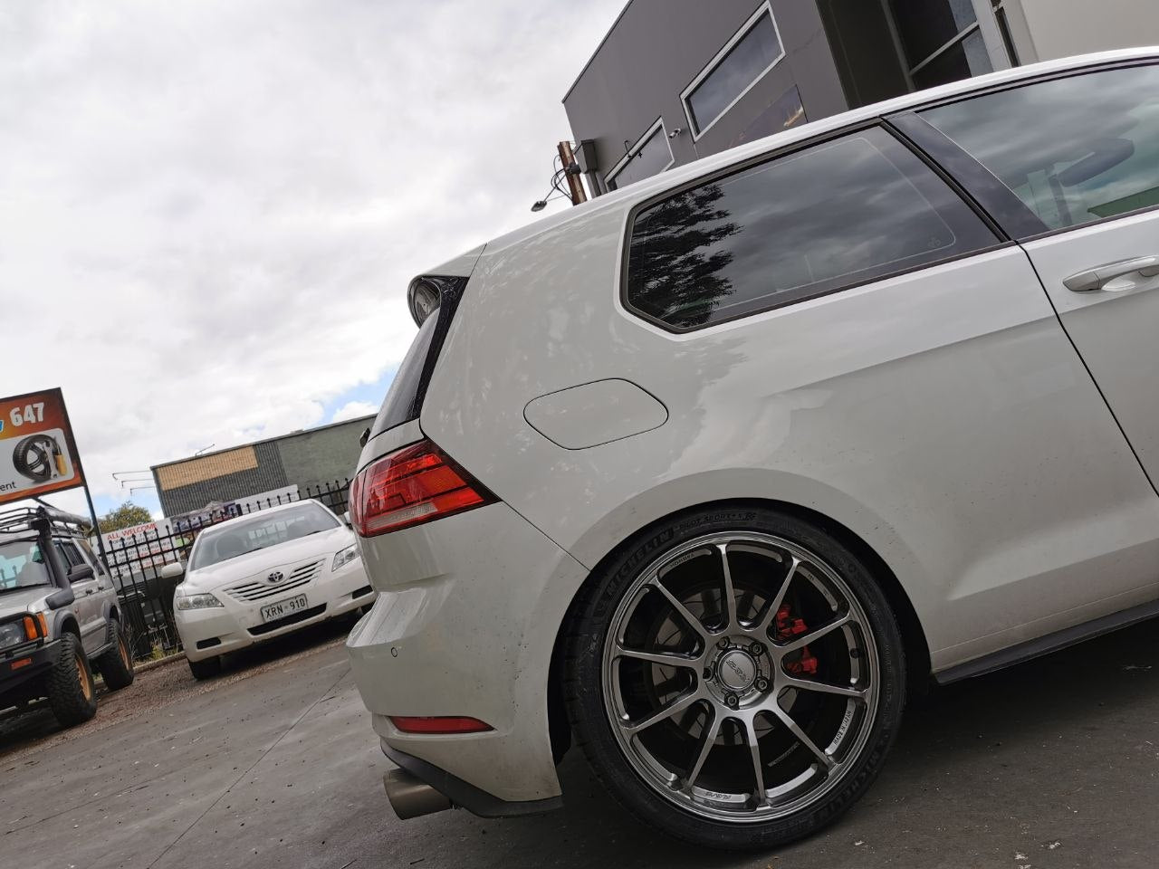VW Golf GTI Four-Wheel Alignment After Rays Wheels Adelaide