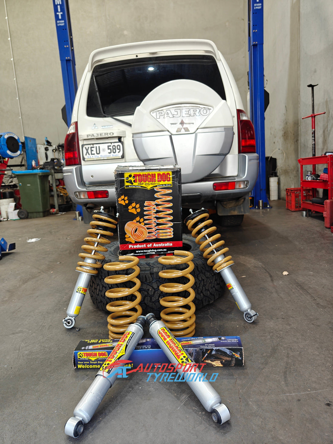 Mitsubishi Pajero 2-Inch Lift Kit Installed – Tough Dog Suspension | Autosport Tyreworld