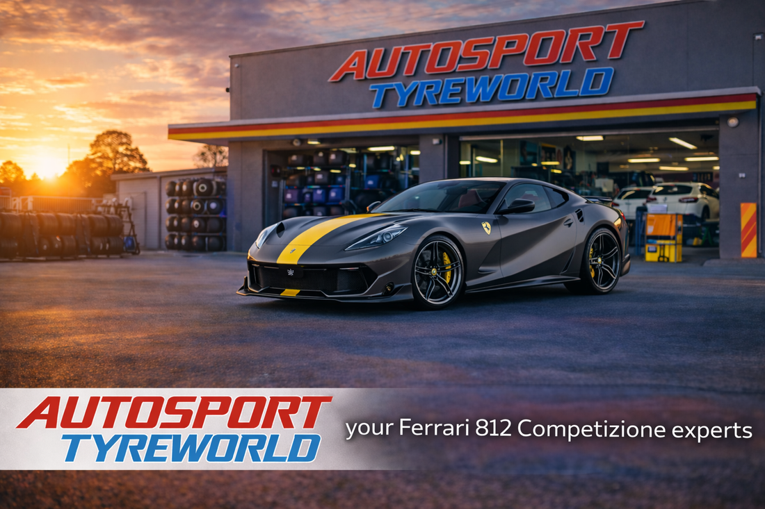 Ferrari 812 Competizione Tyre Size, Wheel Specs, PCD, Centre Bore & Torque Guide | Adelaide