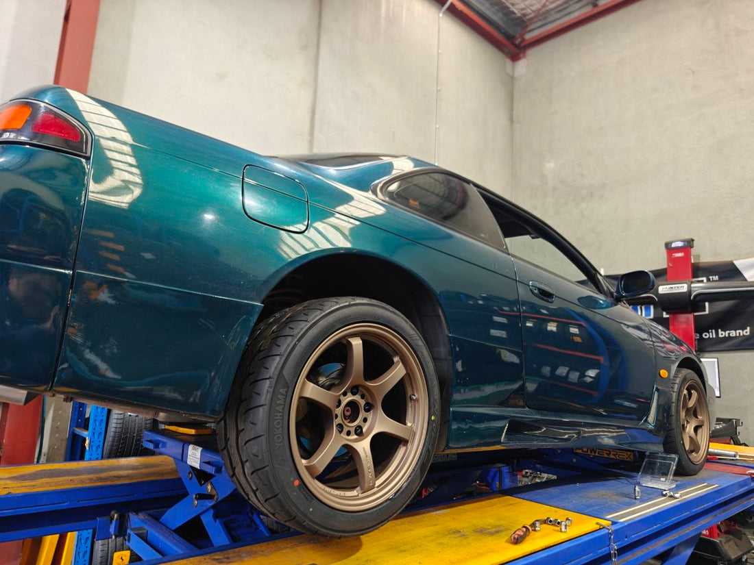 Nissan S14 RAYS 57DR Yokohama AD09 Adelaide