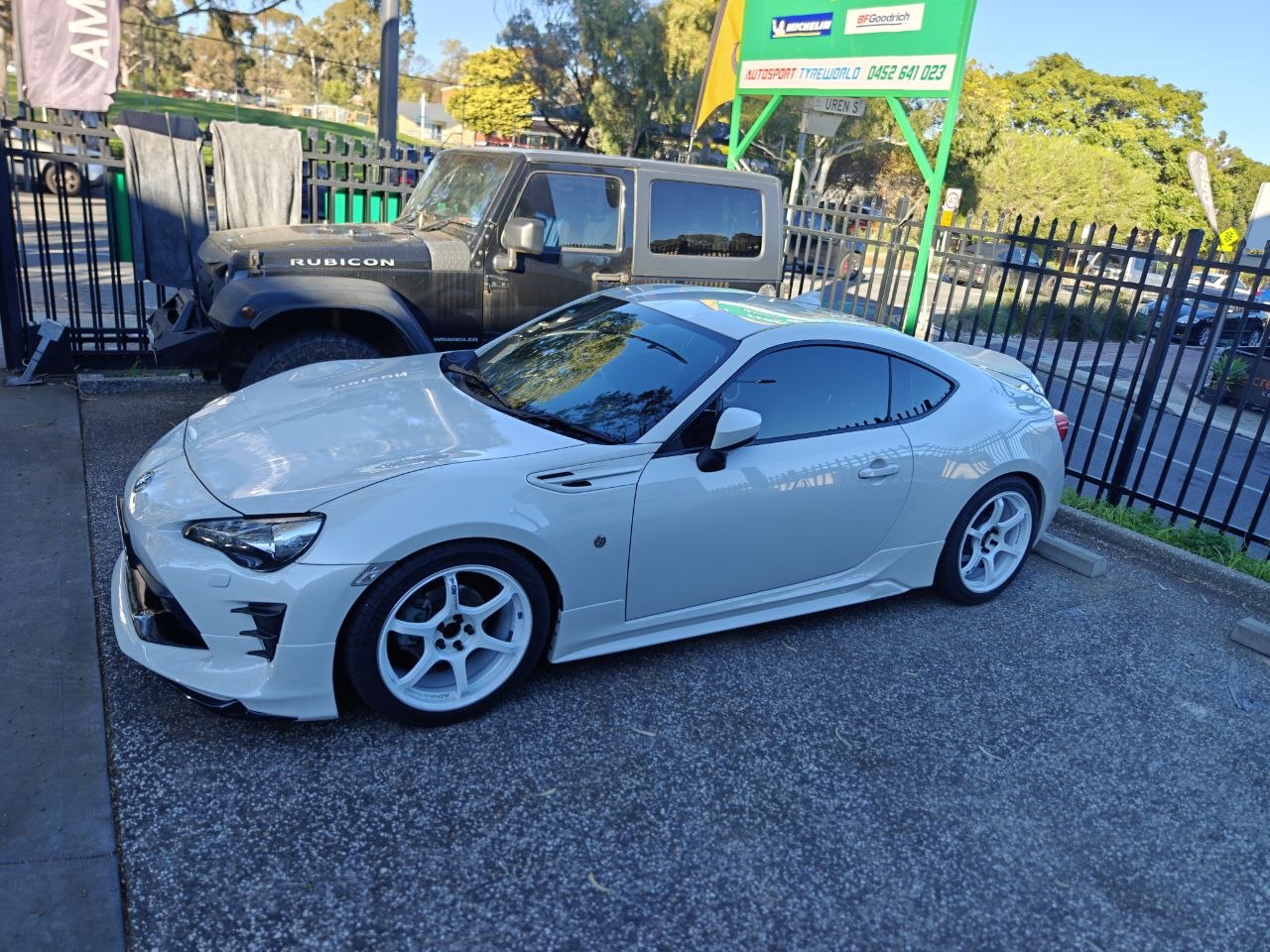 White Advan RG4 Wheels in Adelaide: Clean Motorsport Style with Real Fitment Checks