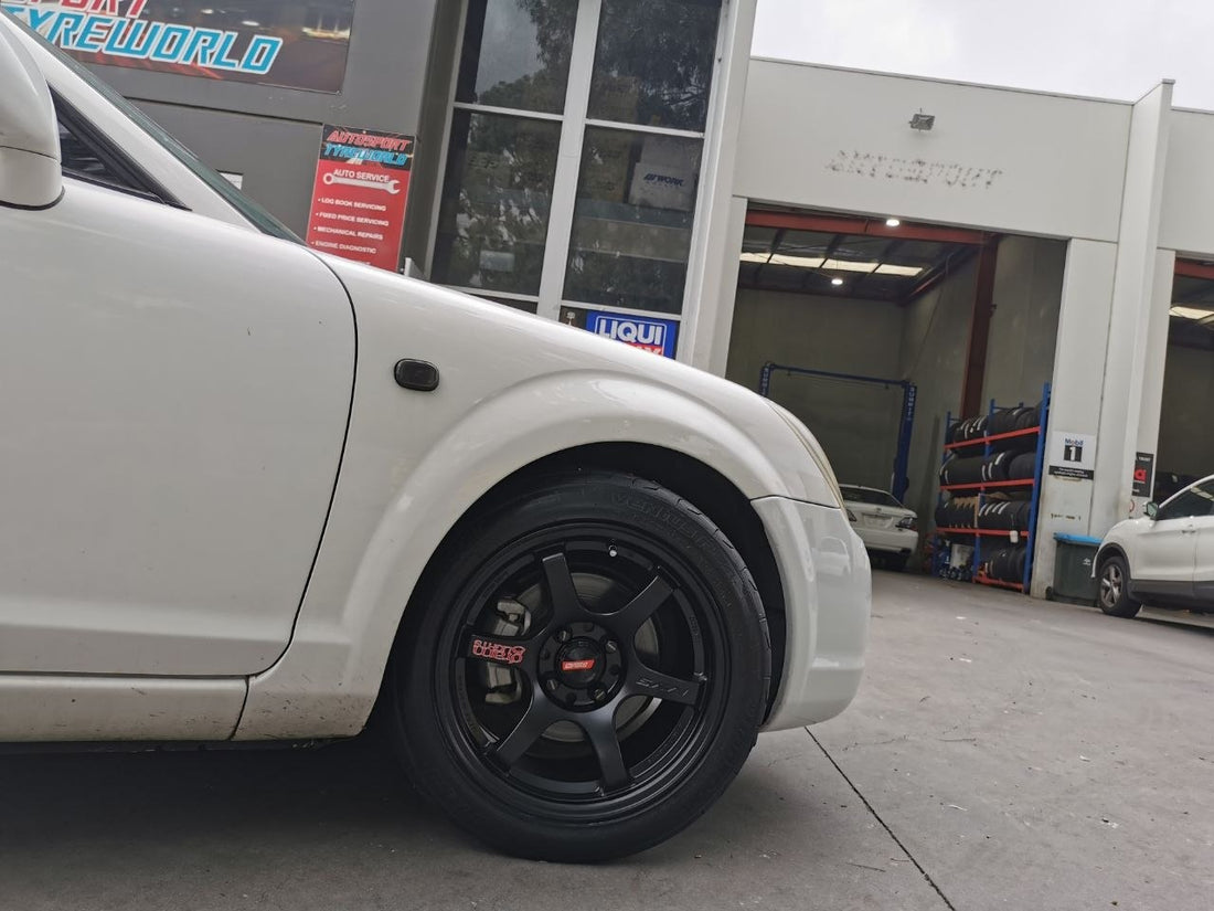Toyota MR2 Spyder Four-Wheel Alignment After 57DR RS4 Fitment