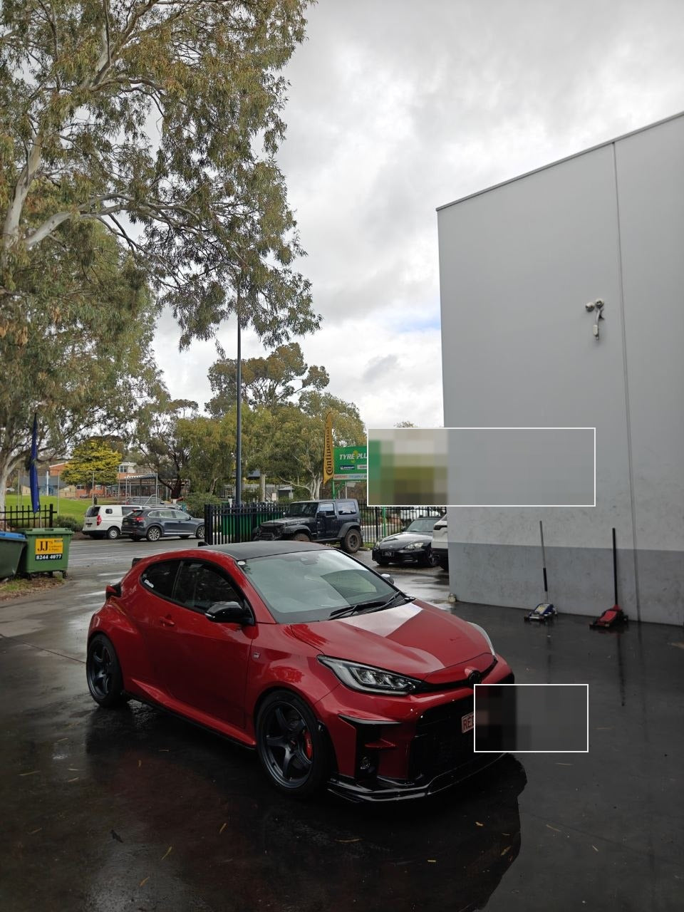 Toyota GR Yaris Before and After Wheel and Tyre Upgrade Adelaide 57CR