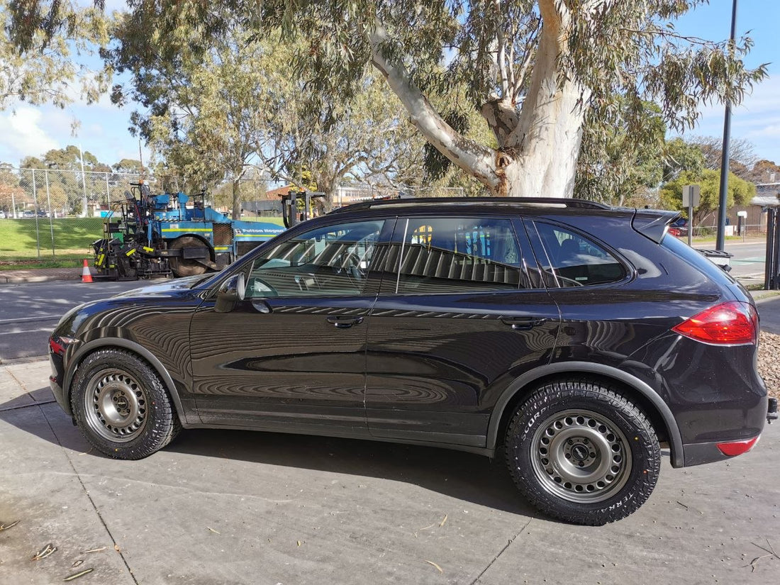 Porsche Cayenne All-Terrain Tyre Upgrade and Alignment Adelaide
