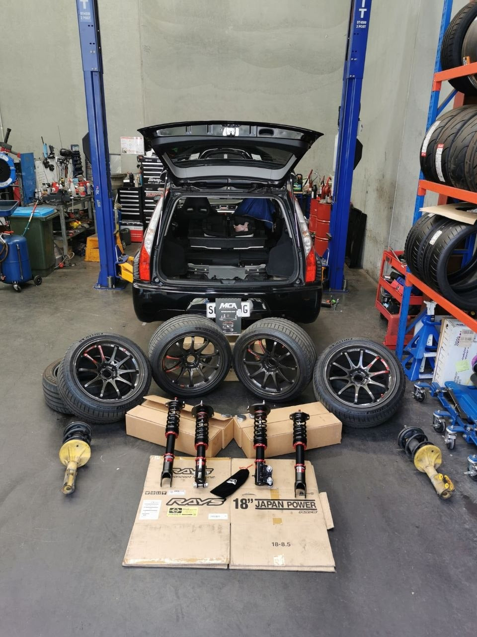 Mitsubishi Colt Ralliart Version-R CE28SL and Michelin PS4 Adelaide