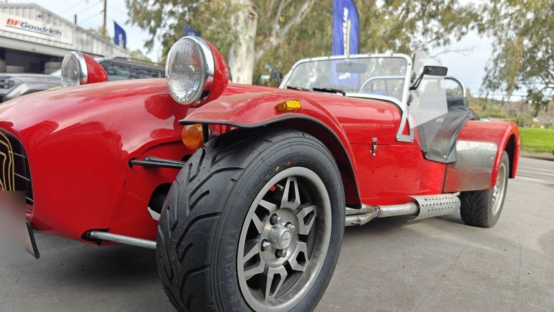 Lotus Seven/Clubman Yokohama A048 185/60R13 tyres and wheel alignment Adelaide