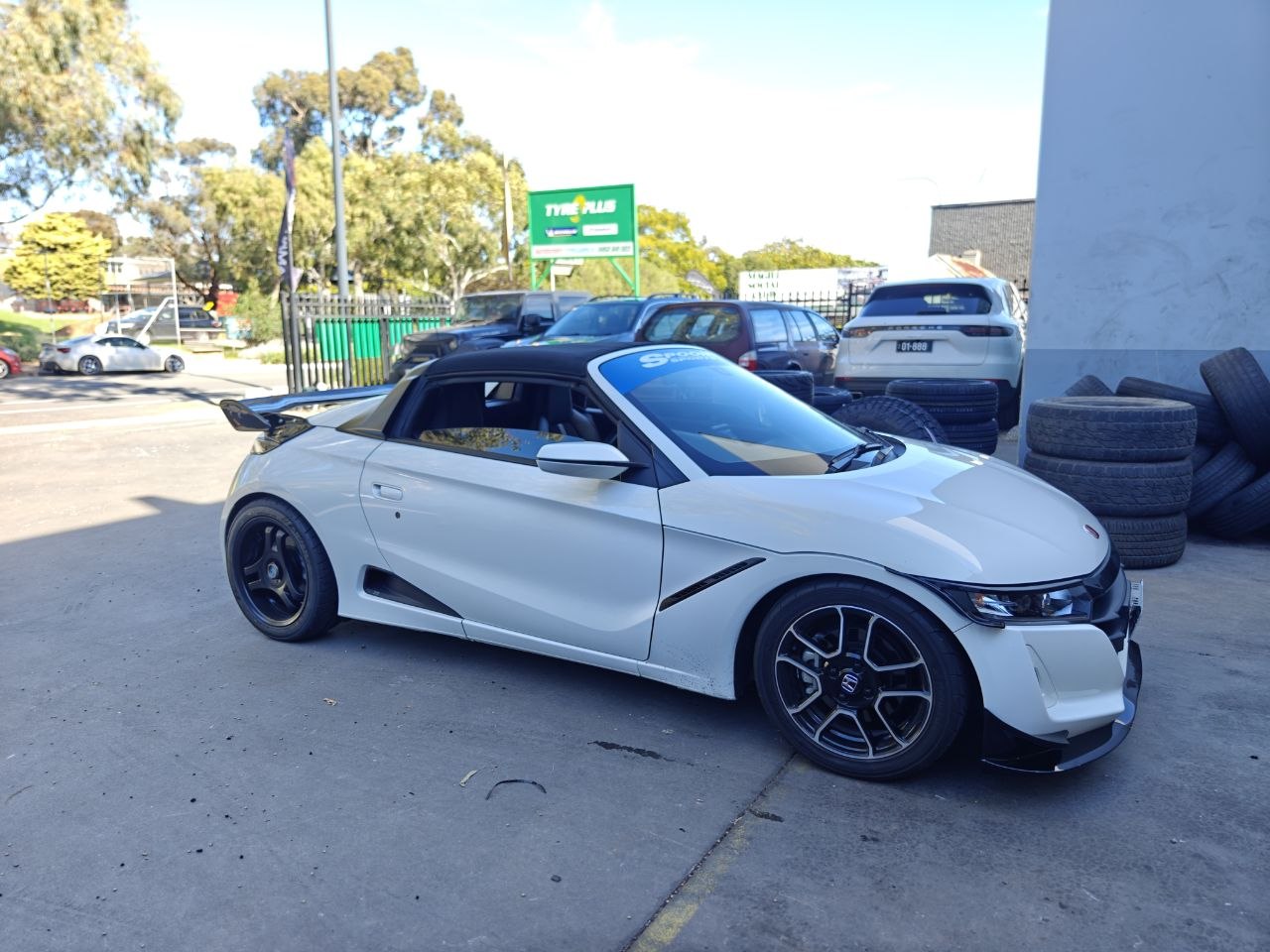 Honda S660 Staggered Tyres and Four-Wheel Alignment Adelaide