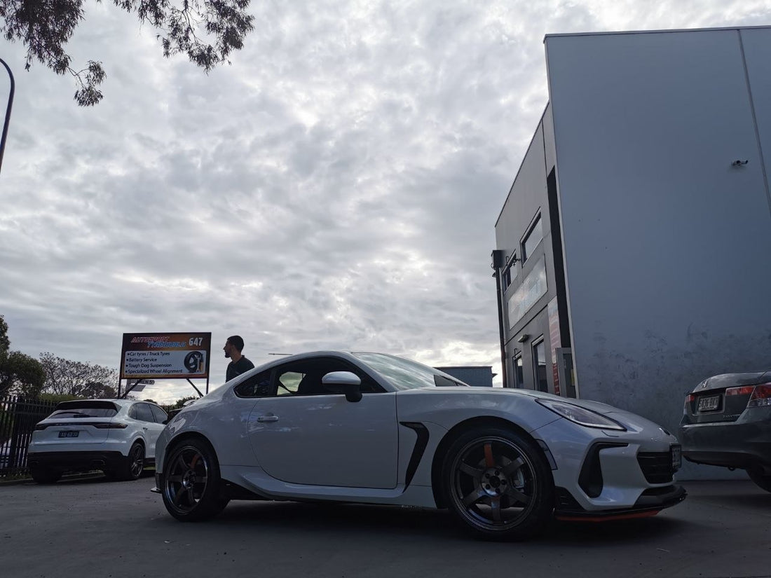 Subaru BRZ Performance Tyres and RAYS Wheels Adelaide