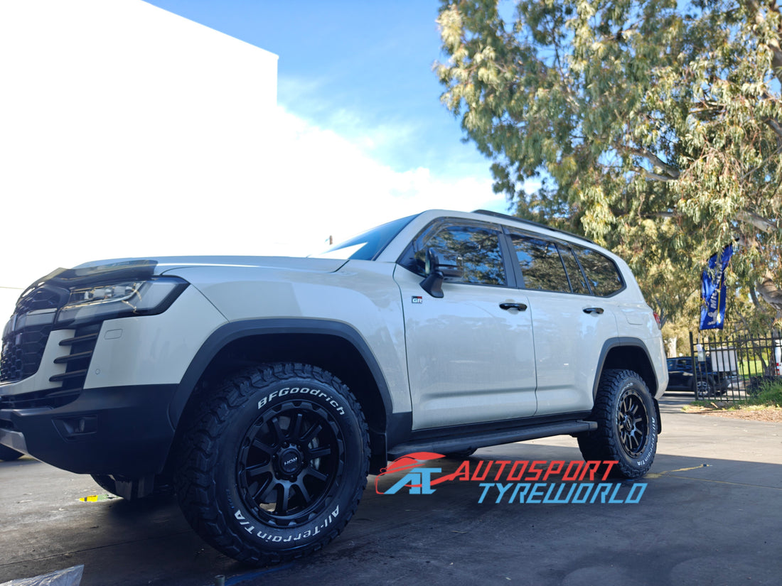Toyota GR LC300 with ROH Onyx & BFGoodrich KO3 | Autosport Tyreworld
