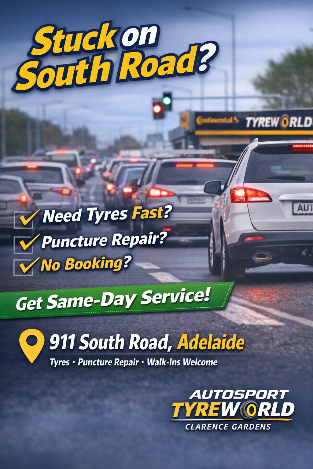 South Road Traffic Brought Us Customers | Adelaide Tyre Shop Story