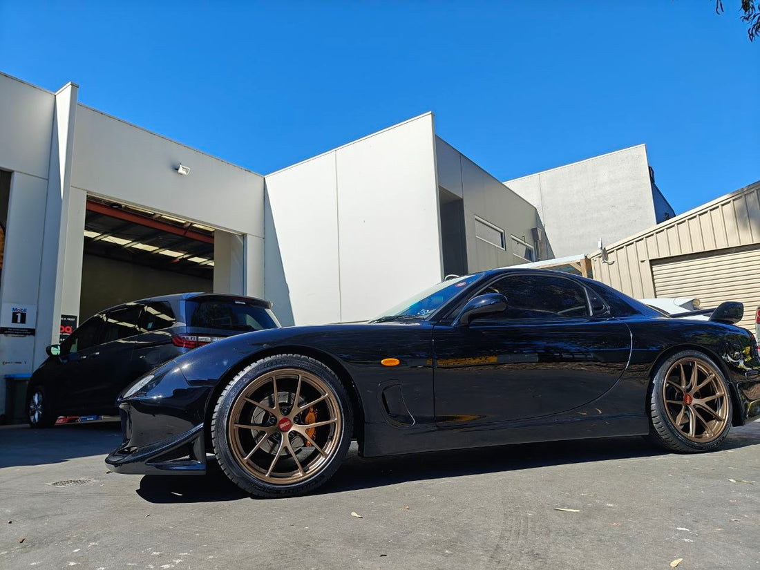Mazda RX-7 FD BBS RIA Michelin PS5 Fitment Adelaide