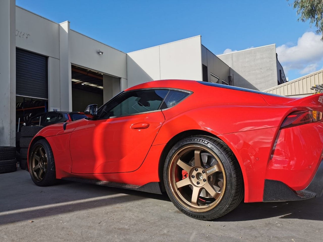 Toyota GR Supra A90 TE37SAGA S-Plus Michelin PS4S Adelaide