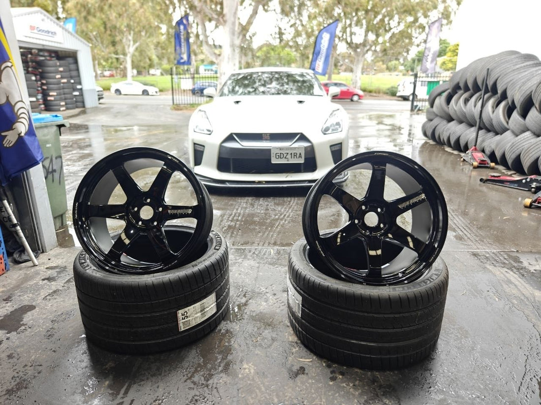 Nissan GT-R R35 TE37 and Michelin PS4S Fitment in Adelaide