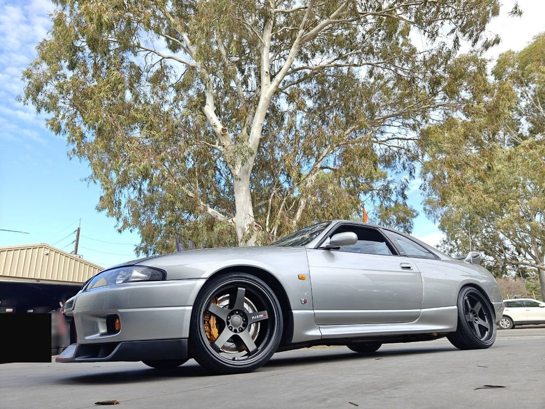 R33 GT-R Stance and Clearance: LMGT4 19x10.5 with 265/30R19