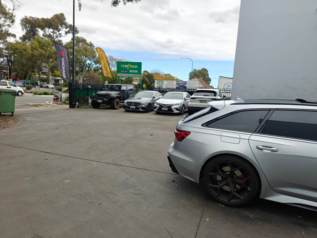 Audi RS6 Avant Tyres Magill Continental SC7 Workshop Fitment